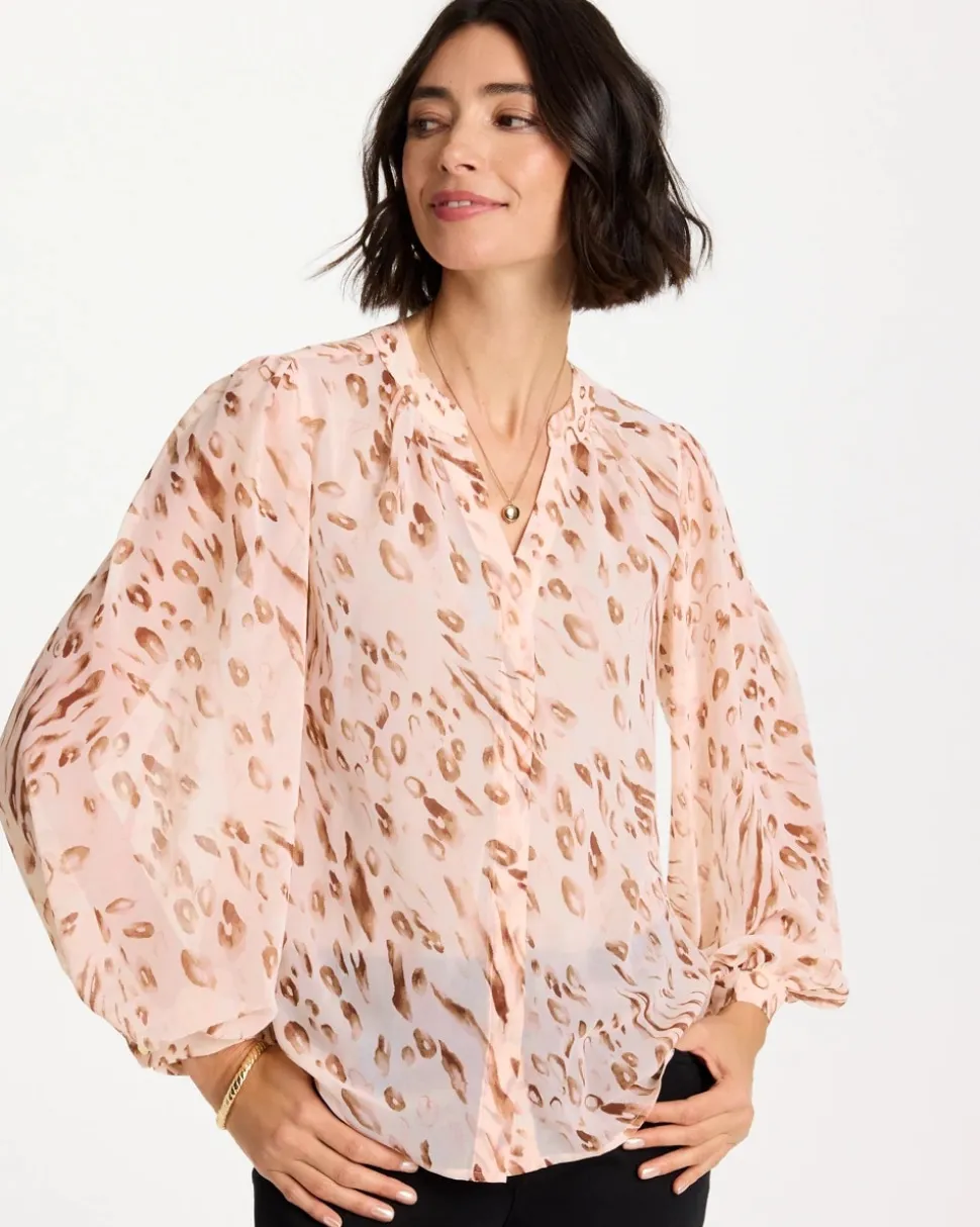 Georgette Soft Spots Blouse