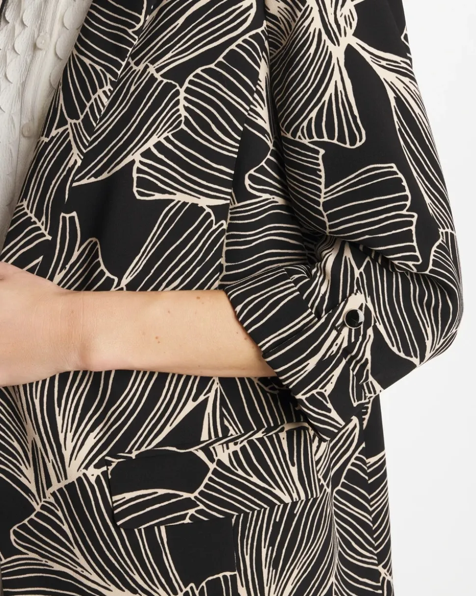 Ginkgo Crepe Blazer