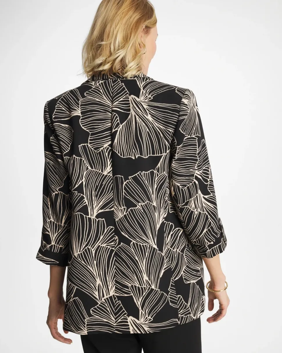 Ginkgo Crepe Blazer