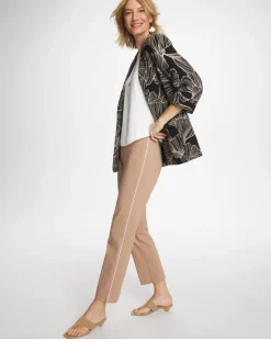 Ginkgo Crepe Blazer
