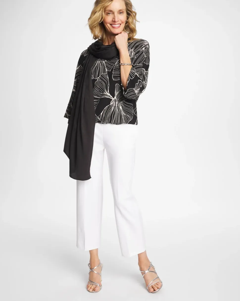 Ginkgo Matte Jersey Bubble Hem Top