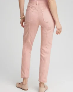 Girlfriend Ankle Utility Jeans