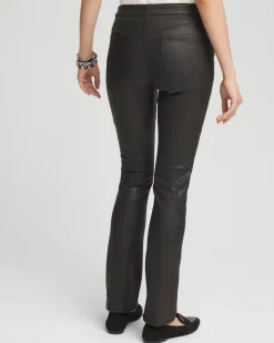 Girlfriend Coated Slim Leg Jeans