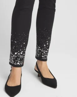 Girlfriend Sequin Ankle Jeans