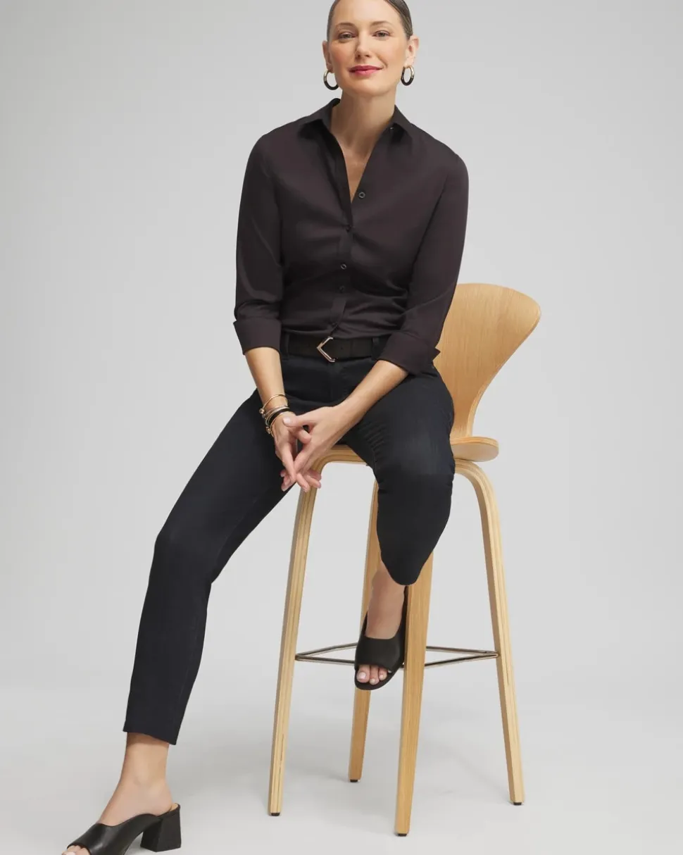 Girlfriend Slim Ankle Jeans