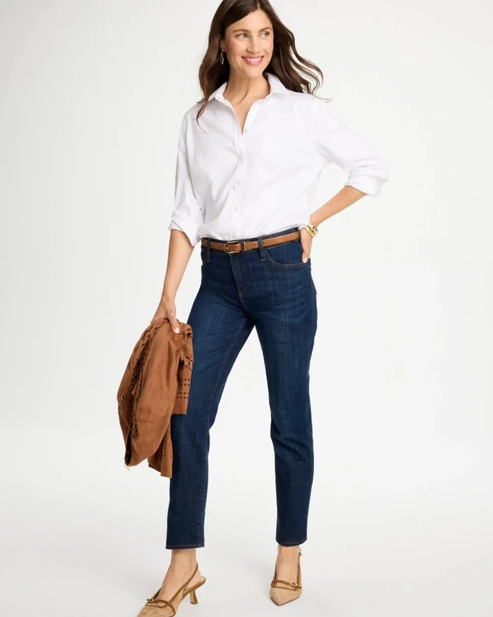 Girlfriend Slim Ankle Jeans