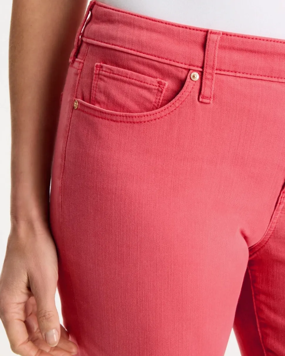 Girlfriend Slim Capri Jeans