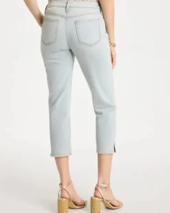 Girlfriend Slim Capri Jeans