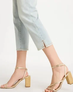 Girlfriend Slim Capri Jeans