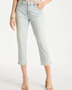 Girlfriend Slim Capri Jeans