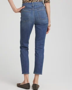 Girlfriend Slim Cropped Jeans