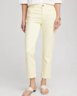 Girlfriend Slim Cropped Jeans