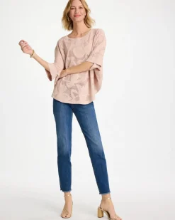 Girlfriend Slim Frayed Ankle Jeans