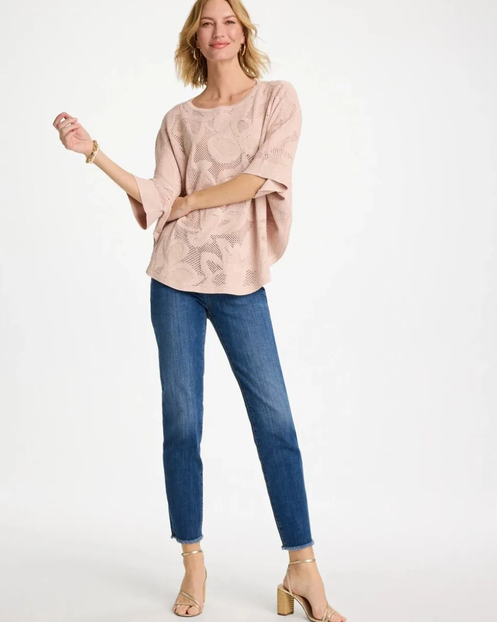 Girlfriend Slim Frayed Ankle Jeans