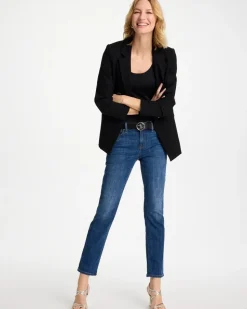 Girlfriend Slim Full-Length Jeans