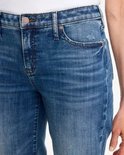 Girlfriend Straight Ankle Jeans
