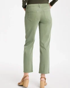 Girlfriend Straight Ankle Jeans