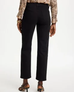 Girlfriend Straight Ankle Jeans