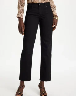 Girlfriend Straight Ankle Jeans