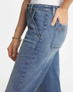 Girlfriend Straight Ankle Jeans
