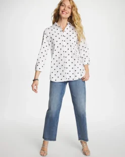 Girlfriend Straight Ankle Jeans