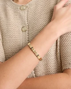 Glam Neutral Slice Stretch Bracelet