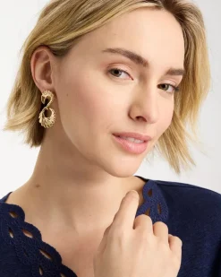 Golden Doorknocker Earrings