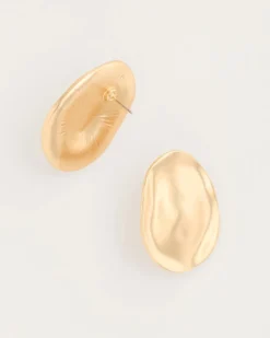 Golden Stud Earrings