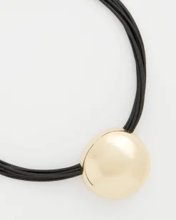 Gold Pendant Cord Necklace
