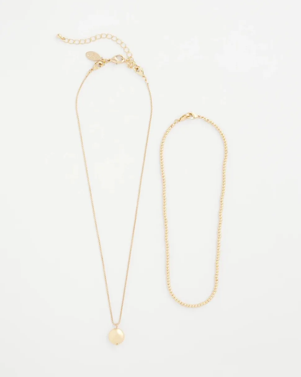 Goldtone Convertible Pendant Necklace