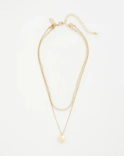 Goldtone Convertible Pendant Necklace