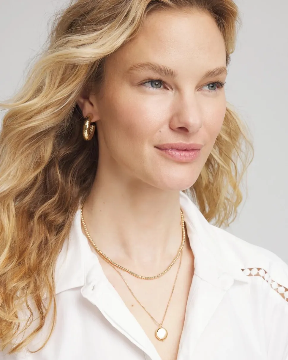 Goldtone Convertible Pendant Necklace