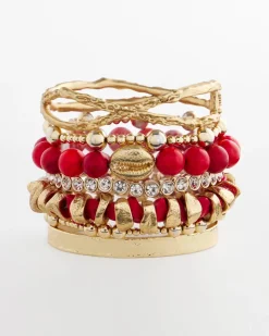 Goldtone Flexible Cuff Bracelet