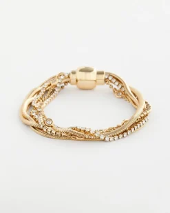 Goldtone Multistrand Bracelet