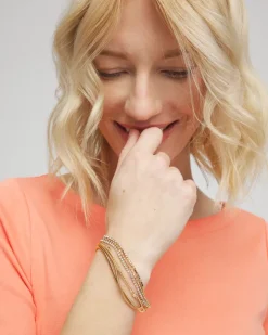 Goldtone Multistrand Bracelet