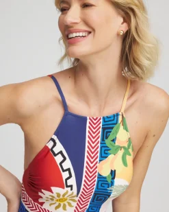 Gottex Positano High-Neck One-Piece Swimsuit