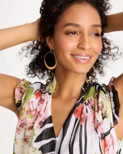 Hammered Hoop Earrings