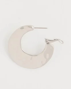 Hammered Hoop Earrings