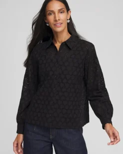 Heart Eyelet Shirt