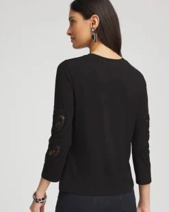 Heart Sleeve Detail Tee