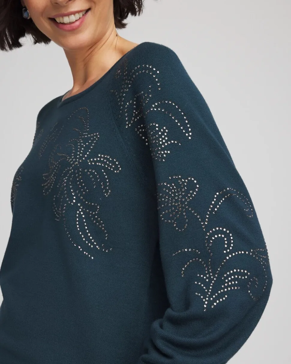 Heatset Embroidered Pullover