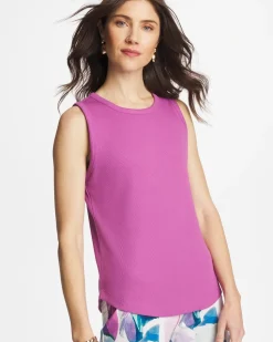 High Neck Rib Tank