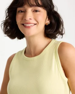 High Neck Rib Tank