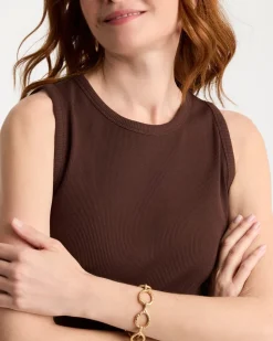 High Neck Rib Tank