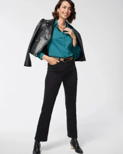 High Rise Straight Leg Jeans