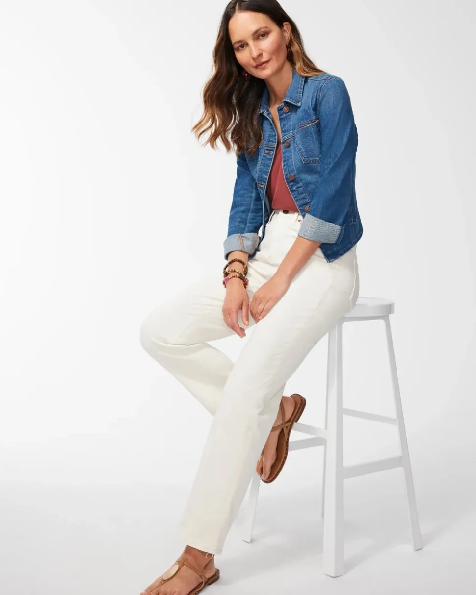 High Rise Straight Leg Jeans