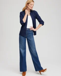 High Rise Wide Leg Jeans