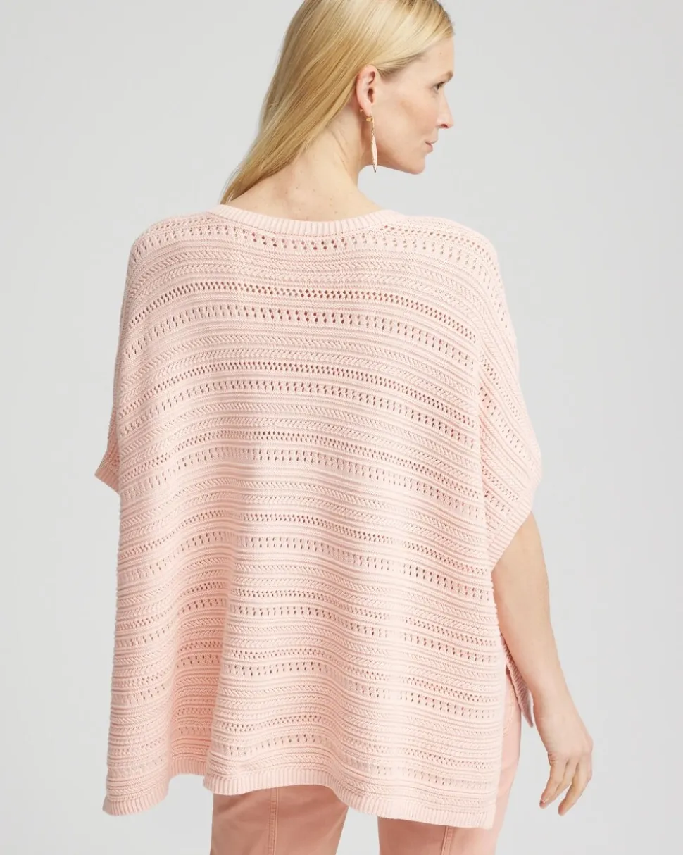Hi-Lo Hem V-Neck Poncho