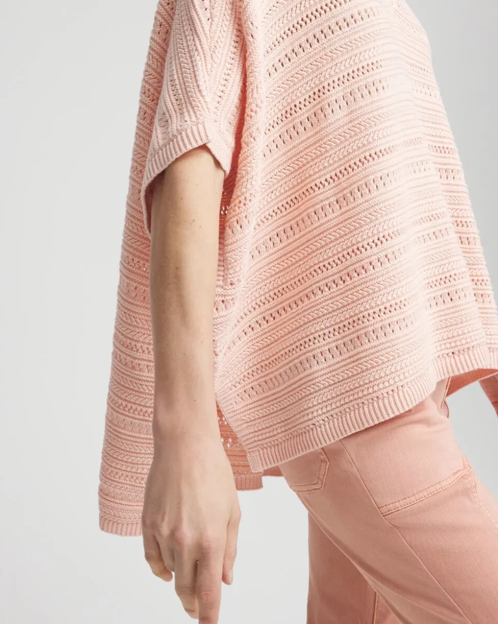 Hi-Lo Hem V-Neck Poncho