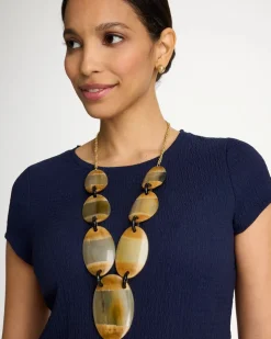 Horn Pendant Charm Necklace